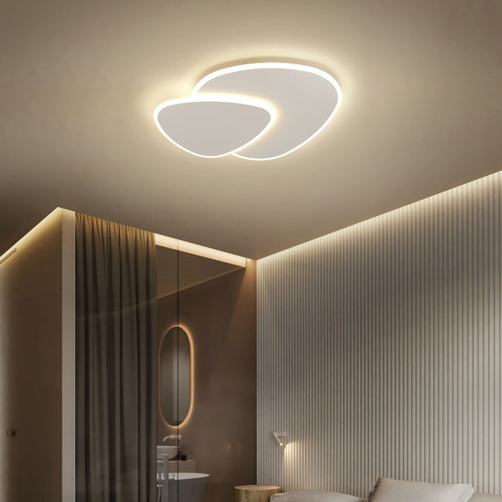 Plafonnier encastré à LED en pierre acrylique moderne et créatif 