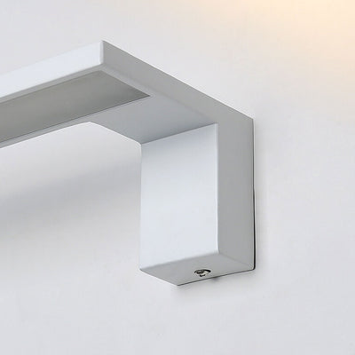 Modern Minimalist Long Bar Square Base LED Wall Sconce Lamp