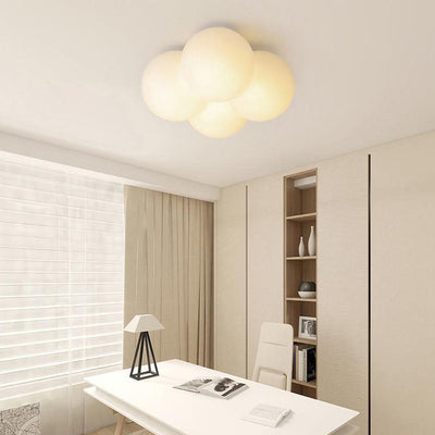 Modern Minimalist Flower Bubble LED Kids Flush Mount Ceiling Light