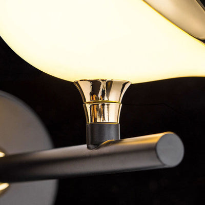 Lampe de table LED minimaliste nordique avec oiseau pie 