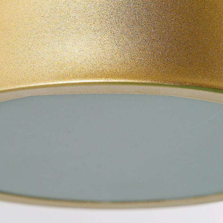 Nordic Light Luxury Schwarz Gold Eisen Runde Kopf LED Wandlampe 