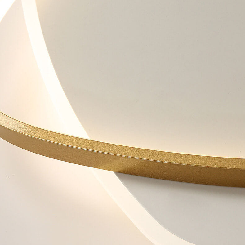 Luz de montaje empotrado LED de acrílico de hierro con triángulo creativo minimalista moderno 