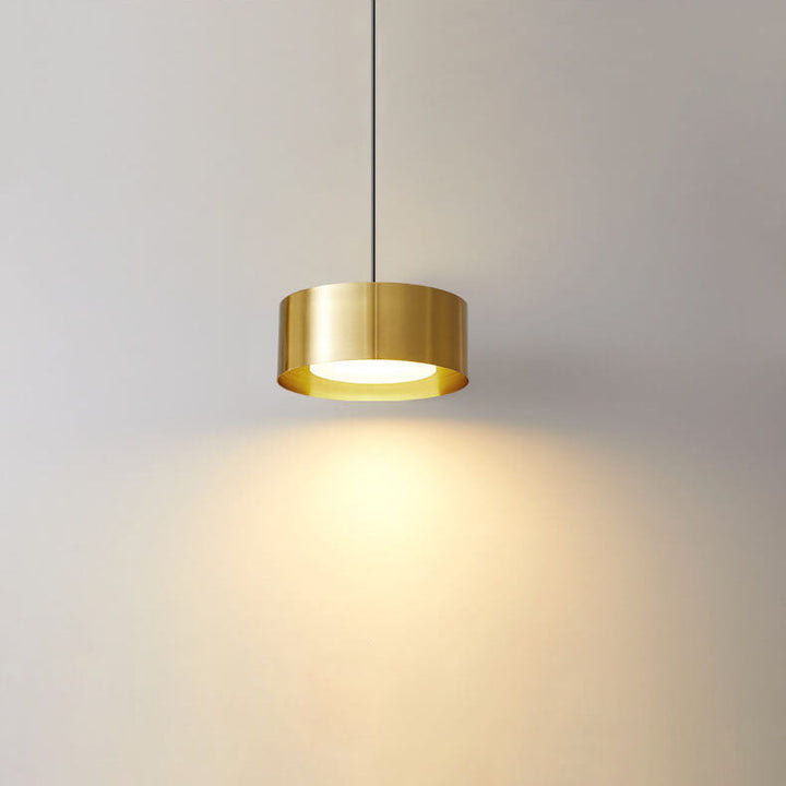 Modern Minimalist Round Head Iron LED Pendant Light