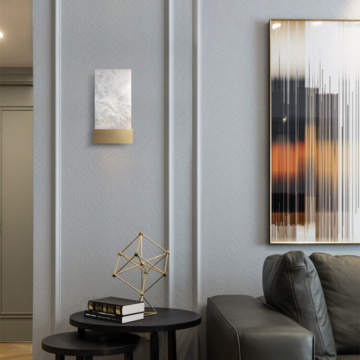 Lampe Applique Murale 1 Lumière en Lucite et Fer de Luxe Nordique 