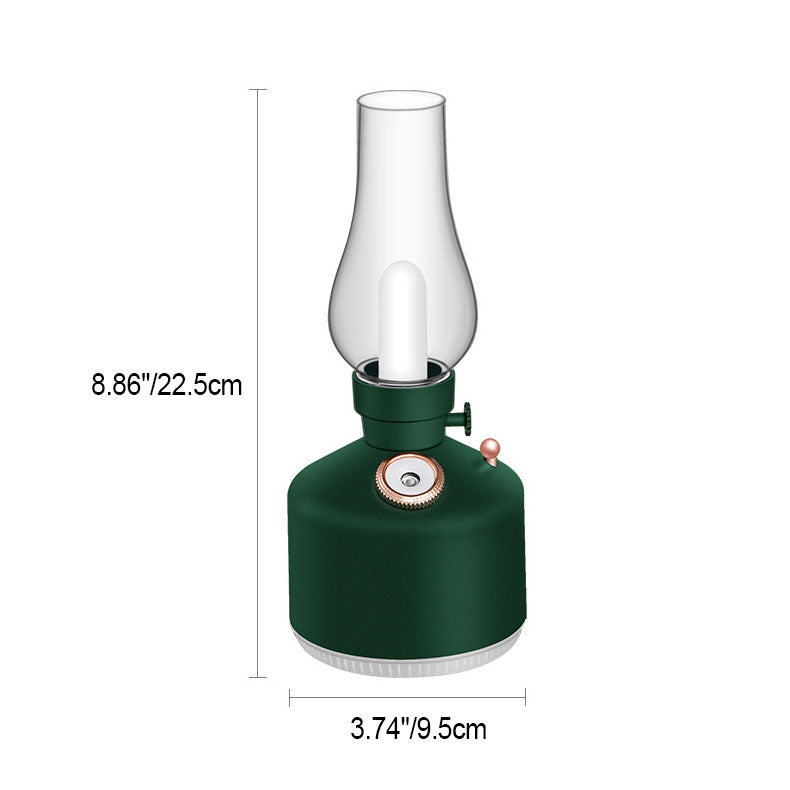 Lámpara de mesa LED con sombra de botella PET con spray humidificador creativo 