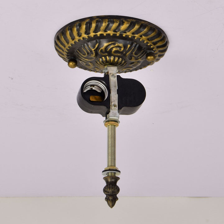 Luminaire encastré à 2 lumières Tiffany, style européen rustique 