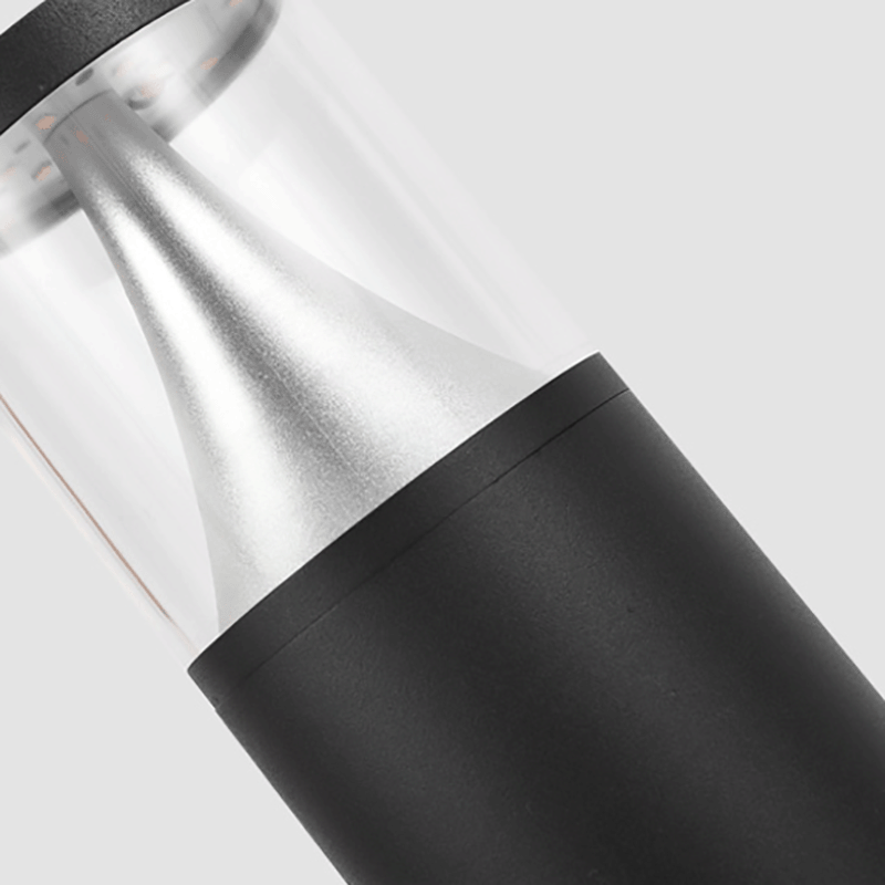 Zeitgenössische industrielle Aluminium-Säulen-LED wasserdichte Rasenlandschaftsleuchte für den Garten 