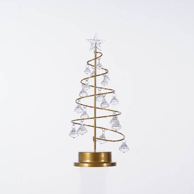 Crystal Christmas Tree LED Night Light Decoration Table Lamp