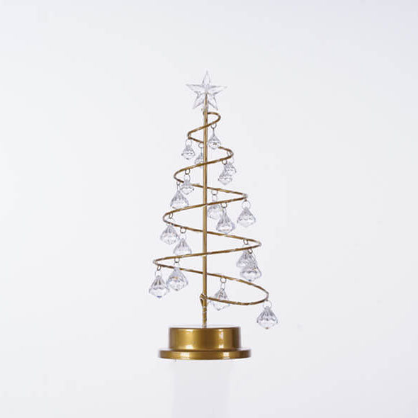 Crystal Christmas Tree LED Night Light Decoration Table Lamp