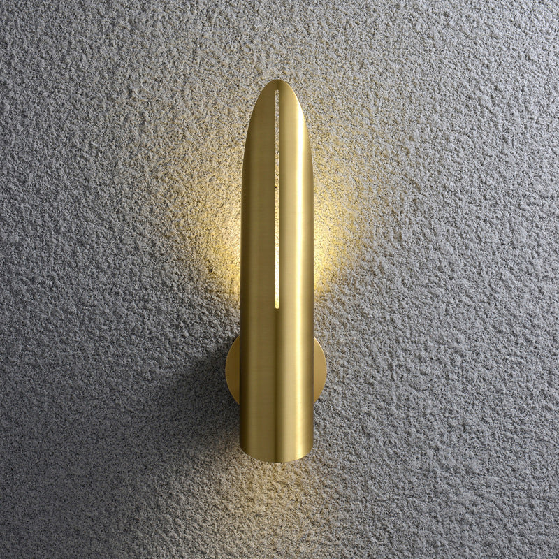 Minimalistic Iron Column 1-Light  Luxury Wall Sconce Lamp
