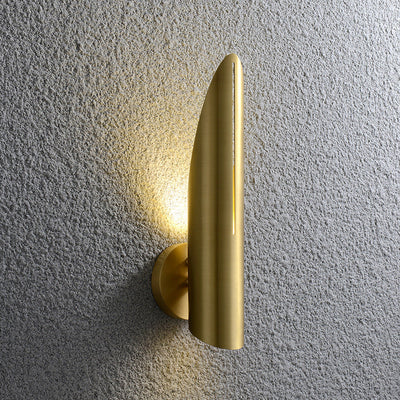 Minimalistic Iron Column 1-Light  Luxury Wall Sconce Lamp