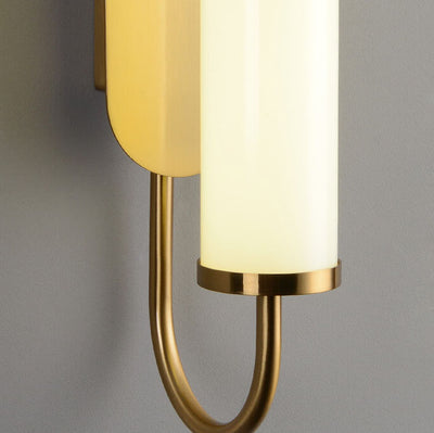 Post-modern Long Cylindrical 1-Light LED Wall Sconce Lamp