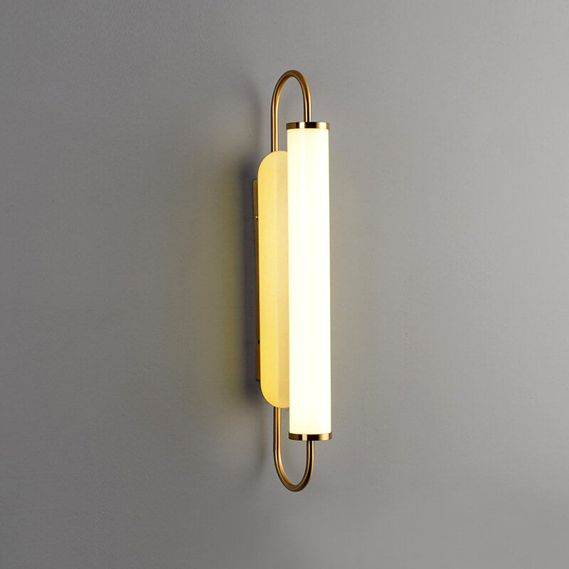 Applique murale LED 1 lumière cylindrique longue post-moderne 