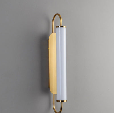 Post-modern Long Cylindrical 1-Light LED Wall Sconce Lamp