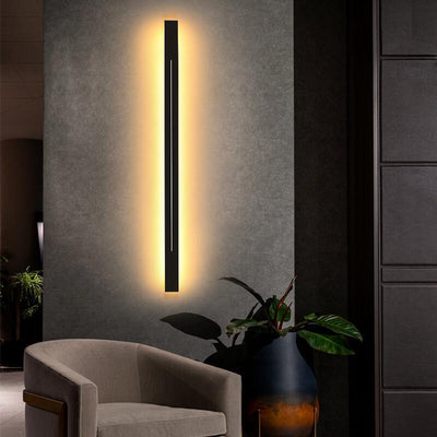 Minimalistic Elongated Bar Shaped Mood 1-Light LED 3 Color Changeable Acrylic Wall Light