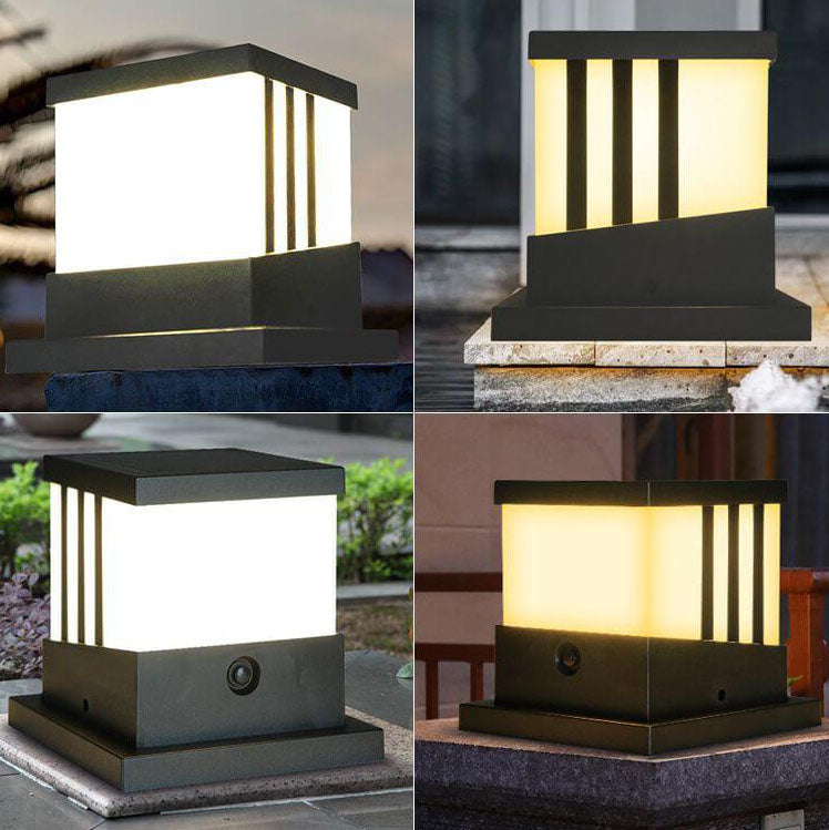 Solar Square Post Cap Light LED Outdoor Waterproof Post Light