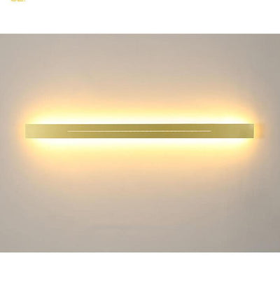 Minimalistische, längliche, stabförmige, 1-flammige LED-Wandleuchte mit 3 farbveränderbaren Acrylfarben 