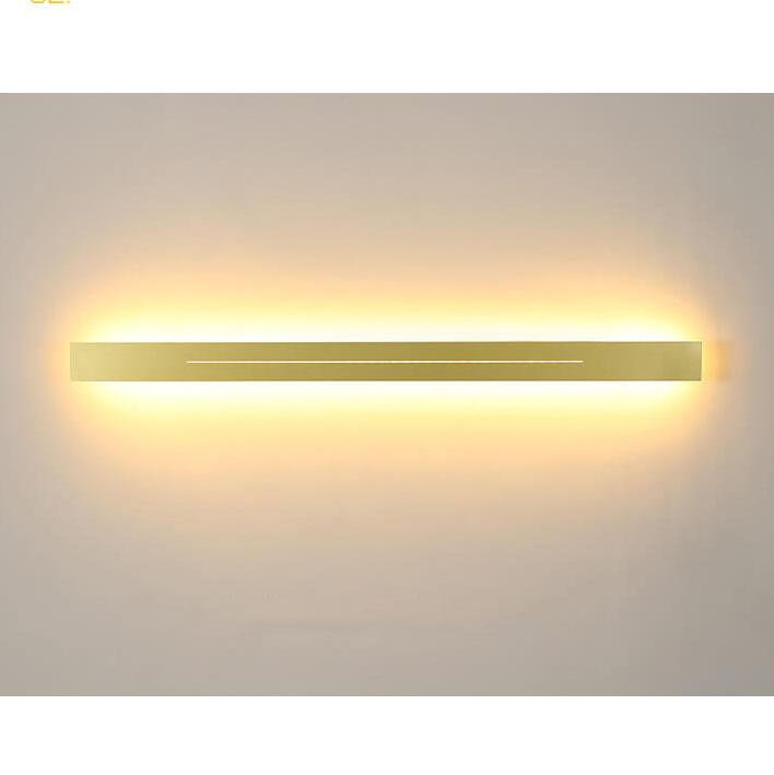 Minimalistische, längliche, stabförmige, 1-flammige LED-Wandleuchte mit 3 farbveränderbaren Acrylfarben 