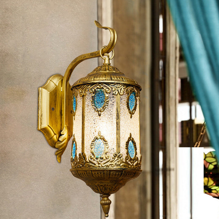 Zeitgenössische Boho Eisen Retro Kreative Mediterrane Stil 1-Licht Wandleuchte 