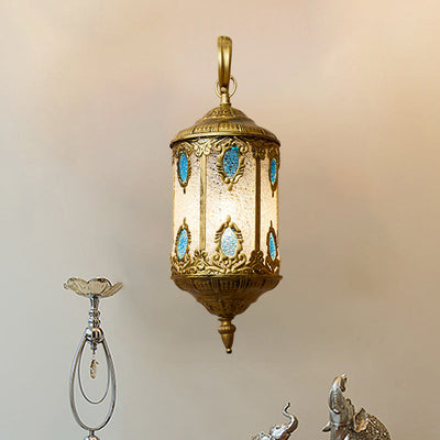 Contemporary Boho Iron Retro Creative Mediterranean Style 1-Light Wall Sconce Lamp