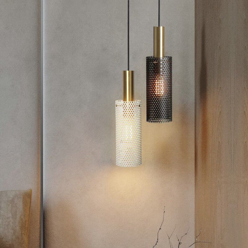 Industrial Creative Metal Hollow Honeycomb 1-Light Pendant Light