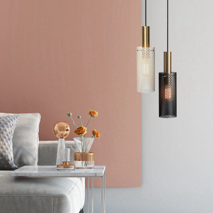 Industrial Creative Metal Hollow Honeycomb 1-Light Pendant Light