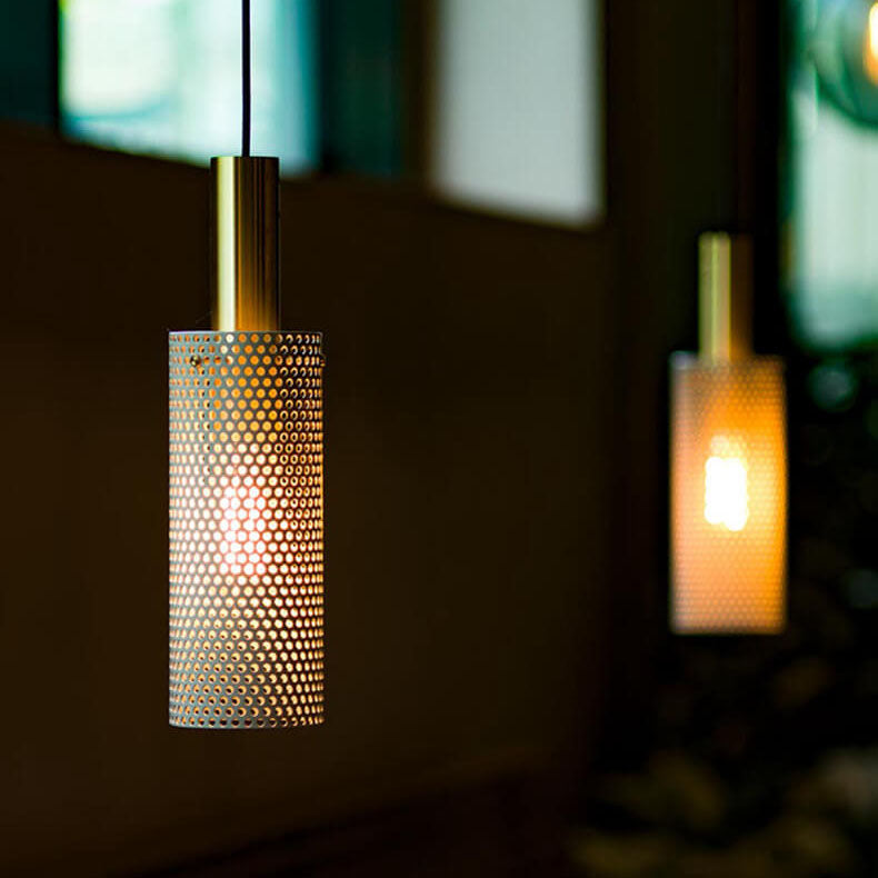 Industrial Creative Metal Hollow Honeycomb 1-Light Pendant Light