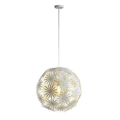 Suspension lumineuse moderne créative en métal sphérique à 1 lumière 