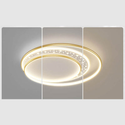 Nordic Creative Simple Circle Tangent Gypsophila Dekorationsdesign LED Unterputzleuchte 