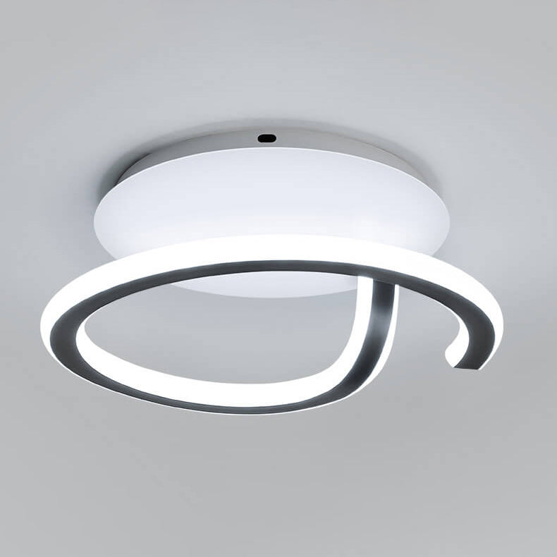 Nordic Creative Simple Line Design LED Flush Mount Light