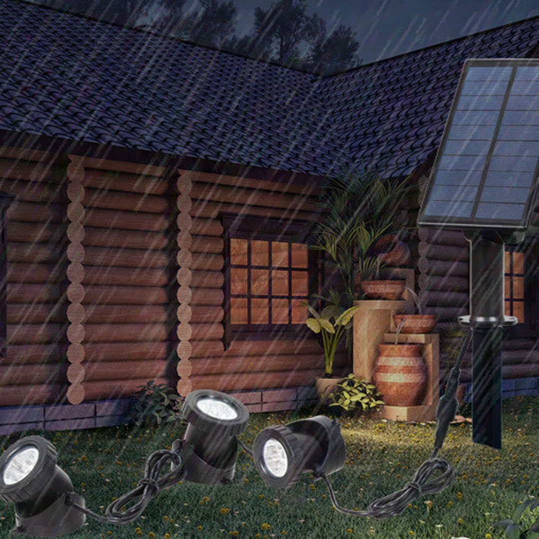 Solar Waterproof RGB Lawn Decoration LED Spotlight Landscape Light