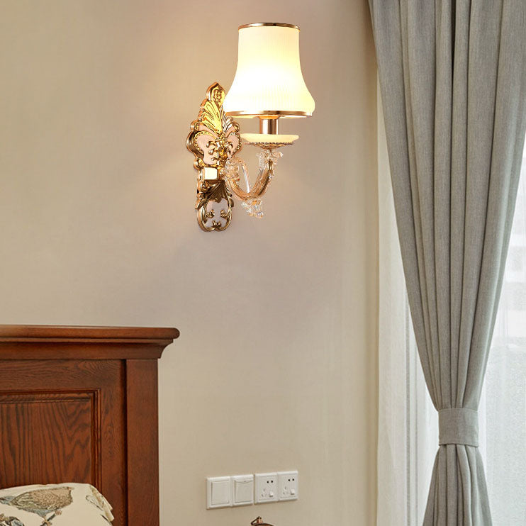 Lámpara de Aplique de Pared Minimalista Creativa Estilo Europeo 1/2 Luz 