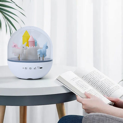 Creative Carousel Octavo Bluetooth Kids Night Light Table Lamp