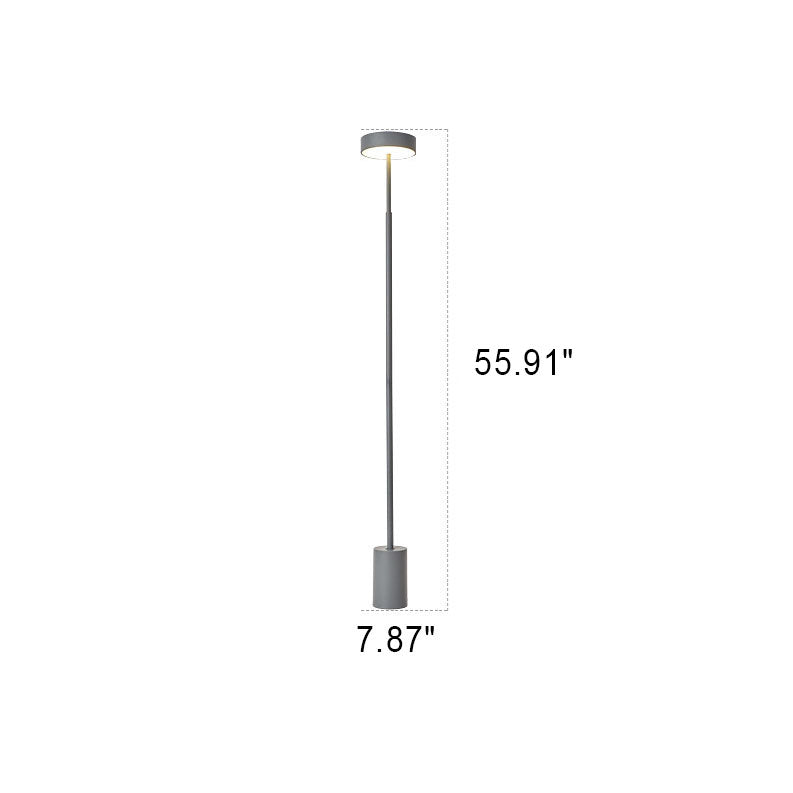 Nordic Minimalist Column LED Standing Floor Lamp