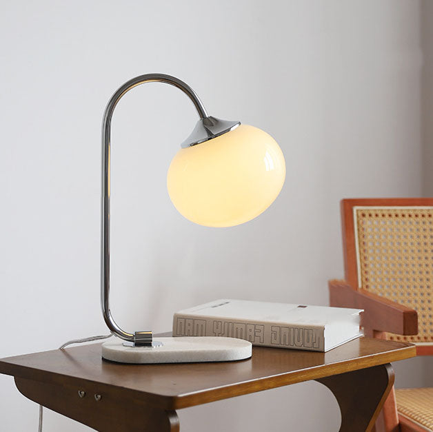 Lampe de table à 1 lumière en fer et marbre minimaliste classique nordique 