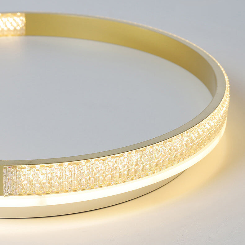 Luz de techo LED de montaje empotrado cuadrado de lujo nórdico 