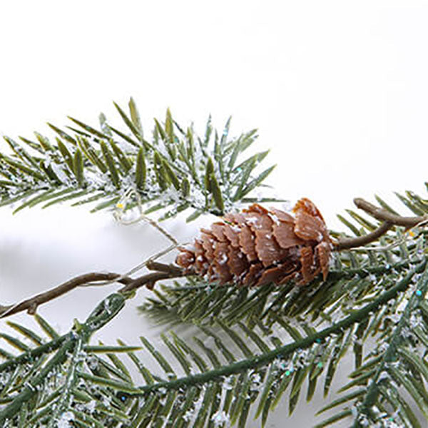 Weihnachten Tannennadel Tannenzapfen LED dekorative Lichterketten 