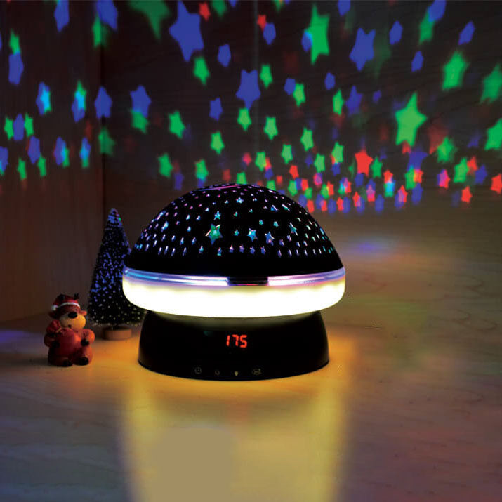 Veilleuse de Projection ABS moderne et créative en forme d'étoile de champignon 