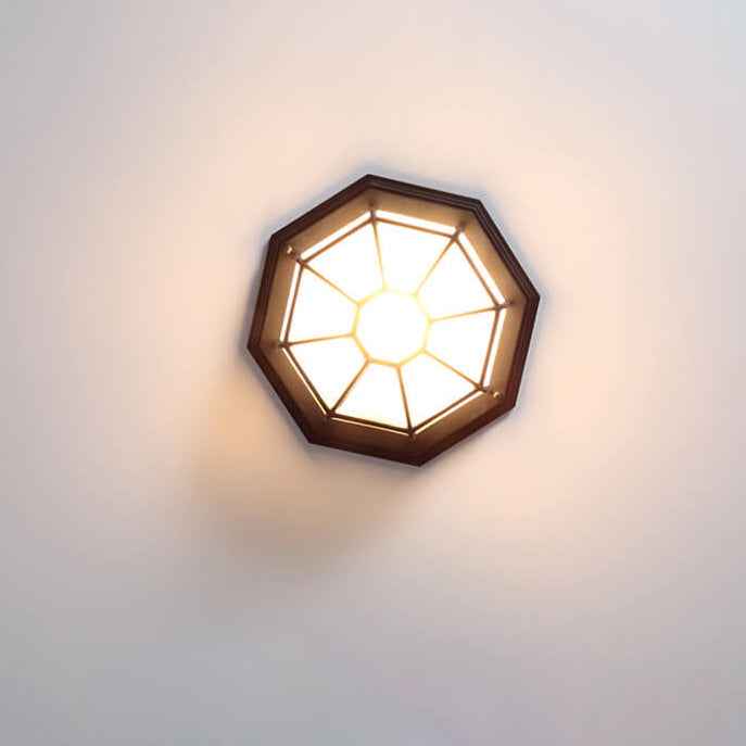 Vintage Industrielle Aluminium Symmetrisches Design 1-Licht Deckenleuchte 