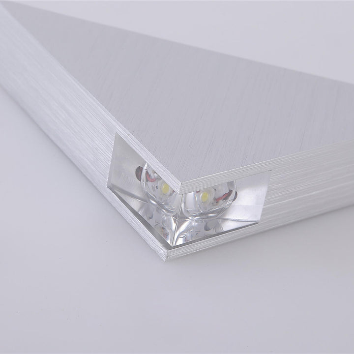 Applique murale LED en aluminium triangle créatif moderne 