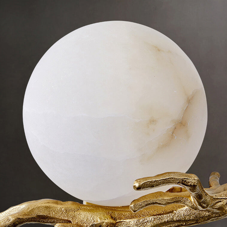 Creative Luxury Brass Lucite Tree Branch 1-Light Wall Sconce Lamp