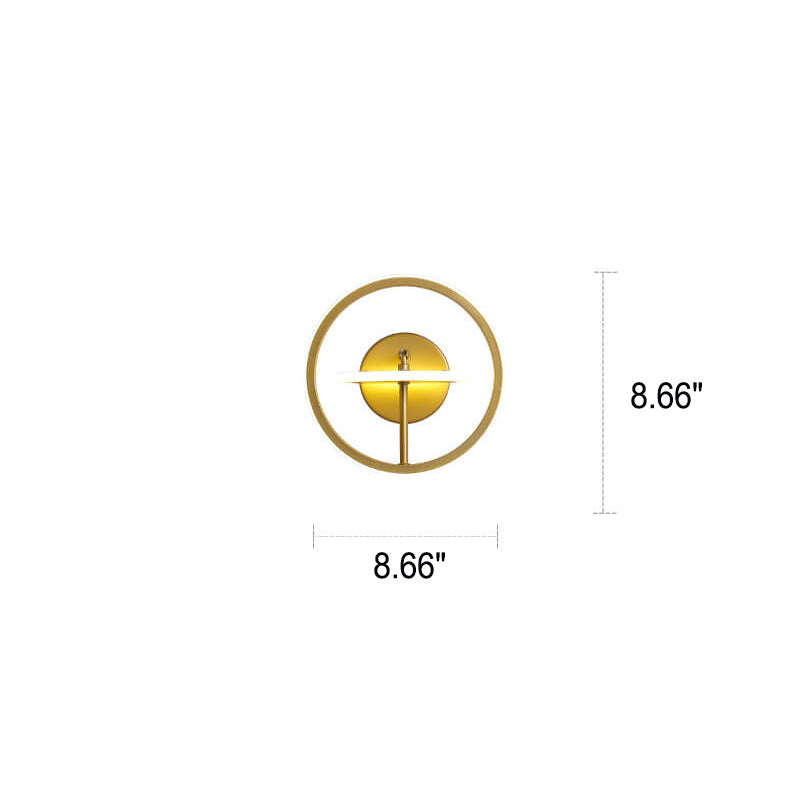 Nordische einfache Ring-Stereo-Kombinations-Design-LED-Wandleuchte 