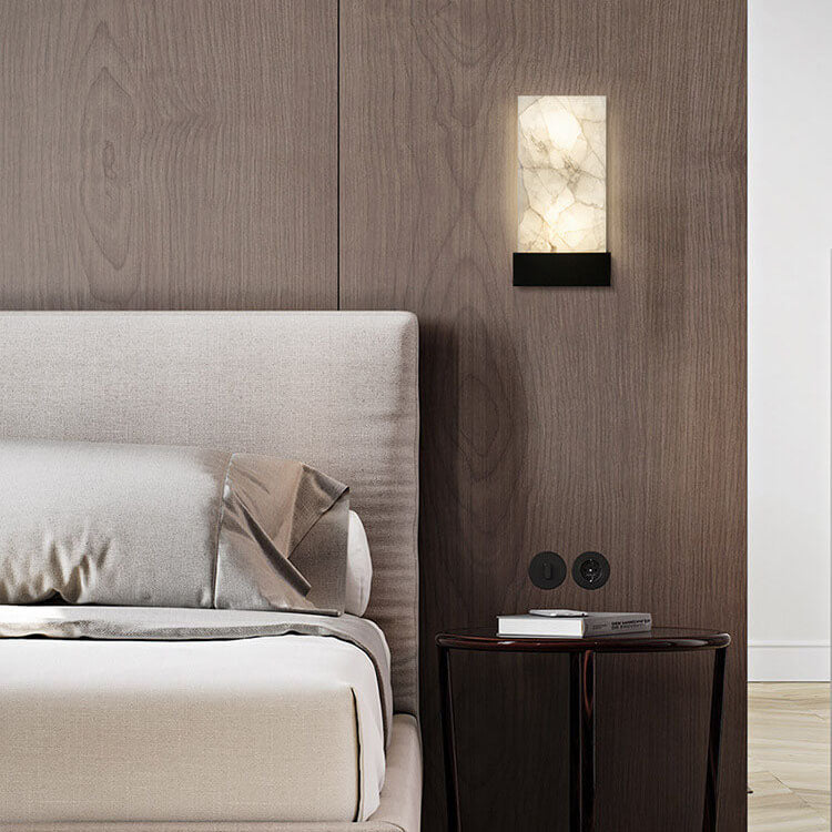 Nordic Light Luxury Lucite Iron 1-Light Wall Sconce Lamp