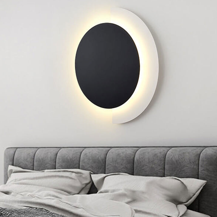 Nordic Postmodern Solid Color Schmiedeeisen Acryl LED Wandleuchte Lampe 