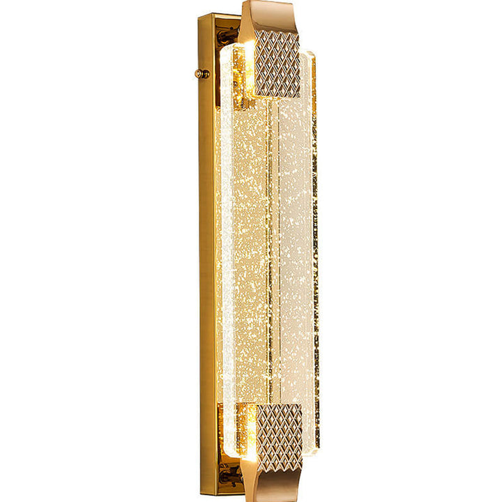 Modern Luxury Bubble Crystal Square Alloy LED Wall Sconce Lamp