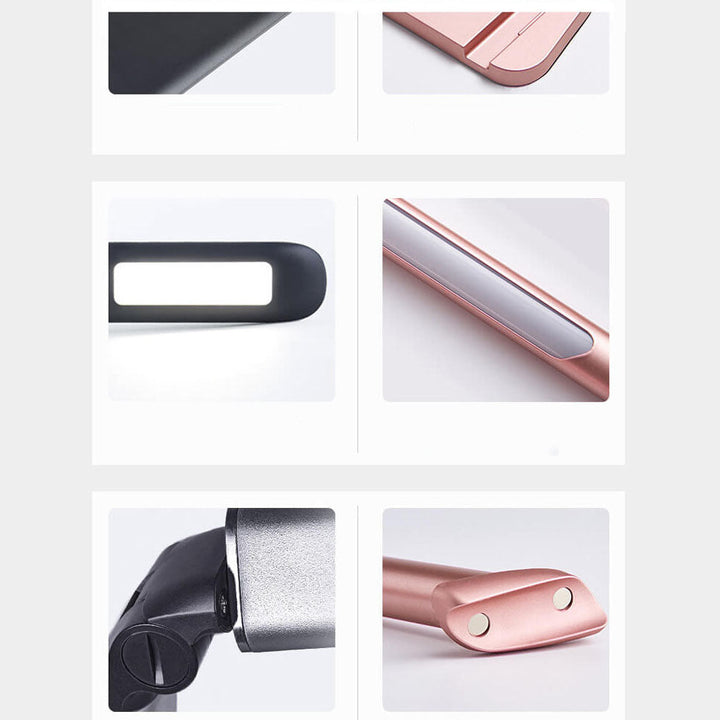 Lampe de bureau LED de soins oculaires pliable multifonctionnelle créative 