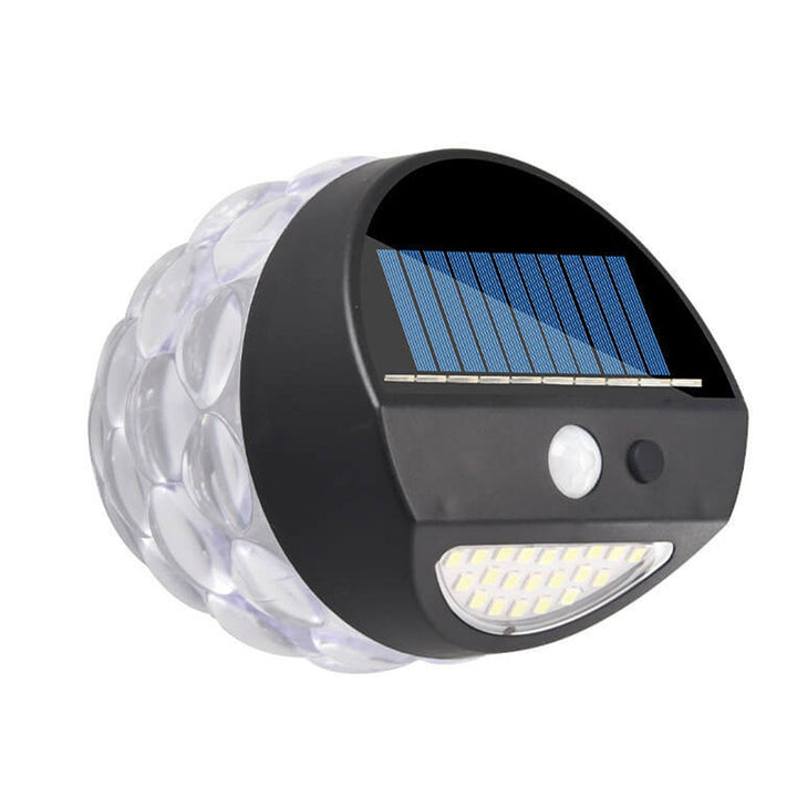 Solar Flamme Springen Projektion Ananas Outdoor Wasserdicht 28 LED Garten Wandleuchte 