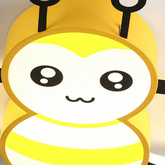 Cartoon Creative Bees Acryl-Eisen-LED-Unterputz-Deckenleuchte 