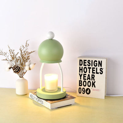 Modern Creative Iron Macaron Dome 1-Light Melting Wax Table Lamp