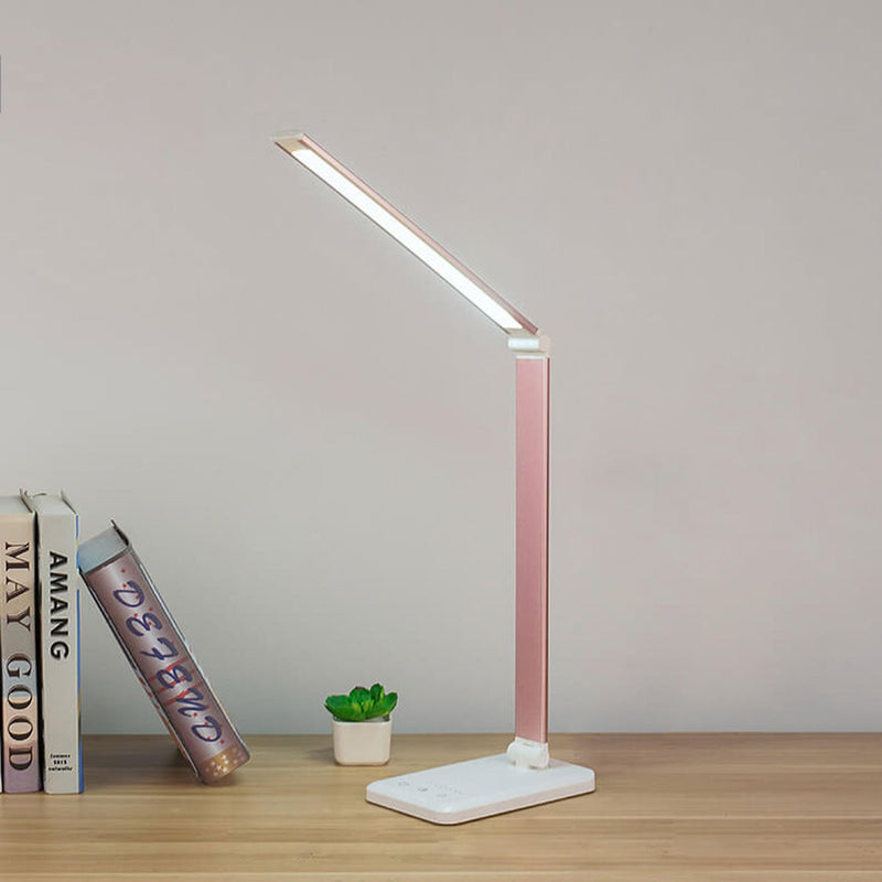 Lampe de bureau LED tactile dimmable créative nordique pliable 
